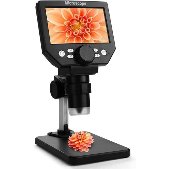 LCD Digital USB Microscope,Micsci 4.3 inch Screen 1000X Magnification Electronic - Picture 1 of 6